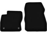 Wielganizator Tappetini Anteriori In Velluto Per Ford Focus MK3 Usa (2010-2019, Berlina, Station Wagon) Neri, Set 2 Pz, Con Fissaggi
