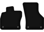 Wielganizator Tappetini Anteriori In Velluto Per Audi A3 8Y Iv (2020-, Berlina, Liftback, Station Wagon, Avant) Neri, Set 2 Pz, Con Fissaggi