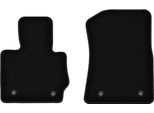Wielganizator Tappetini Anteriori In Velluto Per Bmw X4 F26 (2014-2018, Suv) Neri, Set 2 Pz, Con Fissaggi