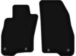 Wielganizator Tappetini Anteriori In Velluto Per Fiat Punto 12' (2012-2018, Hatchback) Neri, Set 2 Pz, Con Fissaggi