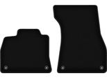 Wielganizator Tappetini Anteriori In Velluto Per Audi E-Tron (2018-, Suv) Neri, Set 2 Pz, Con Fissaggi