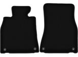 Wielganizator Tappetini Anteriori In Velluto Per Lexus Ls Iii (2000-2006, Berlina) Neri, Set 2 Pz, Con Fissaggi
