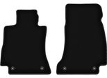 Wielganizator Tappetini Anteriori In Velluto Per Mercedes Cls C257 (2018-, Berlina) Neri, Set 2 Pz, Con Fissaggi