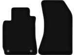 Wielganizator Tappetini Anteriori In Velluto Per Alfa Romeo Spider (2005-, Cabriolet) Neri, Set 2 Pz, Con Fissaggi