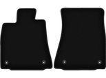 Wielganizator Tappetini Anteriori In Velluto Per Lexus Is Iii (2013-, Berlina) Neri, Set 2 Pz, Con Fissaggi