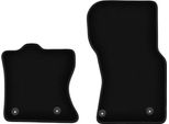 Wielganizator Tappetini Anteriori In Velluto Per Land Rover Velar (2017-, Suv) Neri, Set 2 Pz, Con Fissaggi