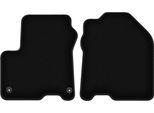 Wielganizator Tappetini Anteriori In Velluto Per Hyundai Kona Ev / Electric (2017-, Crossover) Neri, Set 2 Pz, Con Fissaggi
