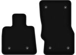 Wielganizator Tappetini Anteriori In Velluto Per Alfa Romeo Stelvio Q4 (4WD) 4X4 (2017-, Suv) Neri, Set 2 Pz, Con Fissaggi