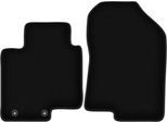 Wielganizator Tappetini Anteriori In Velluto Per Hyundai Bayon (2021-, Crossover) Neri, Set 2 Pz, Con Fissaggi