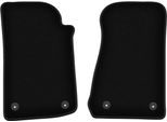 Wielganizator Tappetini Anteriori In Velluto Per Jeep Wrangler Jl (2017-, 4 Porte) Neri, Set 2 Pz, Con Fissaggi