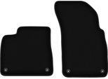 Wielganizator Tappetini Anteriori In Velluto Per Audi Q7 Ii (2017-, 7 Persone) Neri, Set 2 Pz, Con Fissaggi