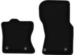 Wielganizator Tappetini Anteriori In Velluto Per Jaguar F-Pace (2016-, Suv) Neri, Set 2 Pz, Con Fissaggi
