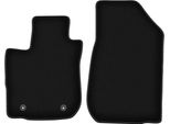 Wielganizator Tappetini Anteriori In Velluto Per Dacia Sandero Ii Fl (2018-2021, Hatchback) Neri, Set 2 Pz, Con Fissaggi