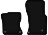 Wielganizator Tappetini Anteriori In Velluto Per Jaguar Xf X260 (2016-, Berlina, Station Wagon) Neri, Set 2 Pz, Con Fissaggi