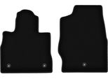 Wielganizator Tappetini Anteriori In Velluto Per Ford Explorer MK6 St-Line (2019-, Pickup) Neri, Set 2 Pz, Con Fissaggi
