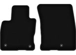 Wielganizator Tappetini Anteriori In Velluto Per Ford Kuga MK3 (2019-, Suv) Neri, Set 2 Pz, Con Fissaggi