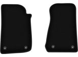 Wielganizator Tappetini Anteriori In Velluto Per Jeep Wrangler Iv Rubicon (2017-, Fuoristrada) Neri, Set 2 Pz, Con Fissaggi