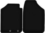 Wielganizator Tappetini Anteriori In Velluto Per Dacia Spring (2021-, Hatchback) Neri, Set 2 Pz, Con Fissaggi