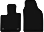 Wielganizator Tappetini Anteriori In Velluto Per Fiat E-500X / 500X Electric (2019-, Crossover) Neri, Set 2 Pz, Con Fissaggi