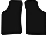 Wielganizator Tappetini Anteriori In Velluto Per Citroen Zx (1991-1998, Hatchback) Neri, Set 2 Pz, Con Fissaggi