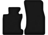 Wielganizator Tappetini Anteriori In Velluto Per Bmw 5 E60 (2003-2010, Xdrive) Neri, Set 2 Pz, Con Fissaggi