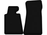 Wielganizator Tappetini Anteriori In Velluto Per Bmw 7 E32 (1986-1994, Lunga) Neri, Set 2 Pz, Con Fissaggi