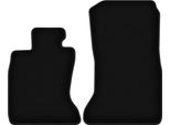 Wielganizator Tappetini Anteriori In Velluto Per Bmw 7 F01 (2008-2015, Xdrive) Neri, Set 2 Pz, Con Fissaggi