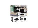 Vicco Schminktisch Lara Schwarz Hochglanz 120 Cm Mit Hocker
