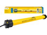 Rollladenmotor Schellenberg "Plus, Rohrmotor Mit Elektronischer Endlageneinstellung", Gelb, B:6,5Cm L:61Cm Ø:4,5Cm, Kunststoff, Stahl, Rollladenmotoren, Geeignet FüR 60 Mm Rollladenwelle, Maxi, 40 Nm, Zugkraft 60 Kg