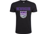 Camicia New Era Basic - Nba Sacramento Kings Schwarz