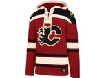 Nhl Calgary Flames Felpa Con Cappuccio Lacer (Rosso) Xxl