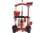 Henry Red Carrello Di Pulizia Per Bambini Set Di Pulizia Carrello Di Pulizia Secchio Mop Scopa Nuovo
