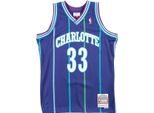 Mitchell & Ness Charlotte Hornets #33 Alonzo Mourning Maglia Swingman Viola - 2XL
