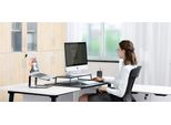 Alzata Per Monitor Woward Supporto Per Monitor Supporto Per Laptop Piano Di Lavoro In Alluminio+Legno