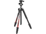 Manfrotto Element Mii Treppiede Per Fotocamere Digitali/Film 3 Gambe Nero, Rosso