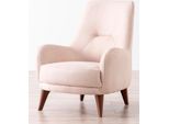 Poltrona Elegante Morbido Rivestimento In Tessuto Per Un Comfort Elegante Nella Zona Giorno