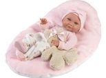 Rappa Llorens 73808 New Born Doll Bambola Realistica Con Corpo Interamente In Vinile 40 Cm