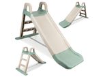 Scivolo Per Bambini Coil, Scivolo, Scivolo Da Giardino, Scivolo Autoportante, In Plastica, Per Bambini Da 12 Mesi, Oliva