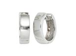 Paar Creolen Jobo, Silber (Silber 925), Ohrringe, Damen, 17,7Mm, Silber 925 (Sterlingsilber), Rund 925 Silber