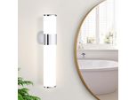 Zmh Specchio Luce Bagno Led Bagno 6W Lampada Da Parete Lampada Luce Bianca Neutra Colore 4000K Specchio Laterale Cromo Armadio Illuminazione 35Cm