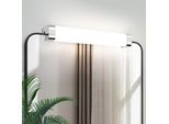 Zmh Specchio Luce Led Bagno 6W Lampada A Parete Luce Bianca Neutra Colore 4000K Specchio Laterale Cromato Illuminazione Armadio Specchio 37Cm