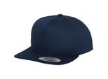Flexfit 6007 | Classic 5 Panel Snapback Cap / Berretto / Cappello - Colore: Navy - Taglia: Unica