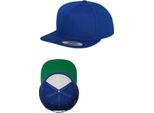 Flexfit 6007 | Classic 5 Panel Snapback Cap / Berretto / Cappello - Colore: Royal - Taglia: Unica