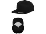 Flexfit 6007 | Classic 5 Panel Snapback Cap / Berretto / Beanie / Cappello - Colore: Nero/Nero - Taglia: Unica