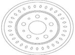 2X Disco Freno Trw DF6925S Per Opel Movano C Pianale / Telaio (U9) 80Mm