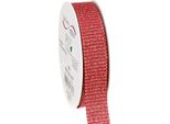 Nastro Di Natale Rosso Oro Fiocchi Regalo 25Mm 20M Nastro Decorativo