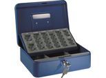 Cassetta Conta Soldi Alco 874 Euro - 250 X 180 X 90 Mm, Blu