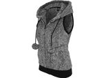 Urban Classics Gilet Da Donna Gilet Da Donna In Tessuto Melange Nero/Bianco-S