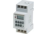 Chilitec Timer Settimanale Digitale Per Montaggio A Pannello 230 V Max. 3500 W