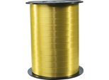 Clairefontaine601775C Clairefontaine Geschenkband Auf Spule, GläNzend, Gold